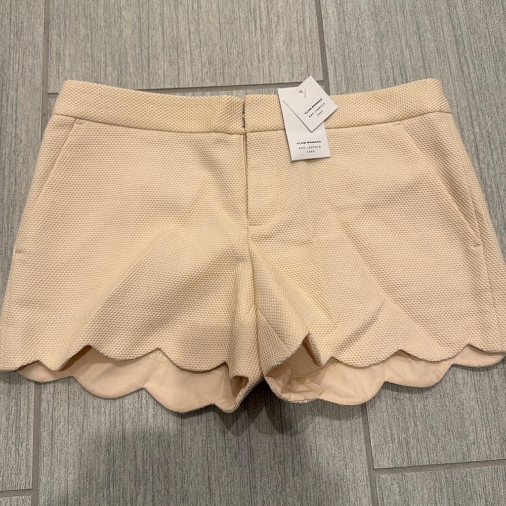 Club Monaco Scalloped Shorts